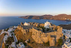 Images Dated 11th September 2019: Greece, Dodecanese Islands, Astypalaia, Chora Astypalaia (Astypalaia Town)