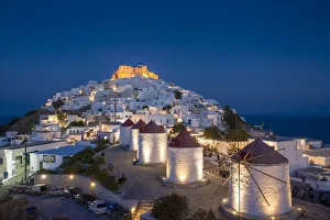 Images Dated 11th September 2019: Greece, Dodecanese Islands, Astypalaia, Chora Astypalaia (Astypalaia Town)