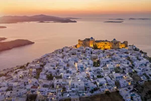 Images Dated 11th September 2019: Greece, Dodecanese Islands, Astypalaia, Chora Astypalaia (Astypalaia Town)