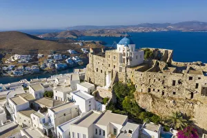 Images Dated 11th September 2019: Greece, Dodecanese Islands, Astypalaia, Chora Astypalaia (Astypalaia Town)