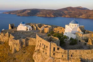 Images Dated 11th September 2019: Greece, Dodecanese Islands, Astypalaia, Chora Astypalaia (Astypalaia Town)