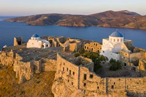 Images Dated 11th September 2019: Greece, Dodecanese Islands, Astypalaia, Chora Astypalaia (Astypalaia Town)