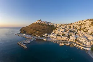 Images Dated 11th September 2019: Greece, Dodecanese Islands, Astypalaia, Chora Astypalaia (Astypalaia Town)