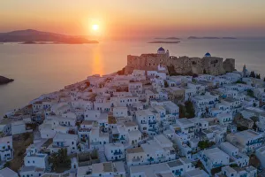 Images Dated 11th September 2019: Greece, Dodecanese Islands, Astypalaia, Chora Astypalaia (Astypalaia Town)