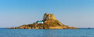 Kamari Bay Prints: Greece, Dodecanese, Kos Island, Kamari Bay, and Kastri Island