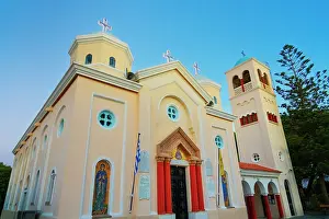 Mediteranean Prints: Greece, Dodecanese, Kos Island, Kos Town, Church of Saint Nicholas
