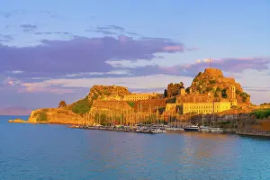 Kerkyra Prints: Greece, Ionian Islands, Corfu, Corfu town, The Old Fortress