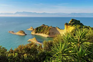 Kerkyra Prints: Greece, Ionian Islands, Corfu island, Cap Drastis
