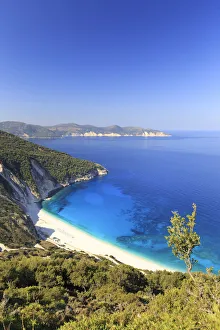 Kefalonia Prints: Greece, Ionian Islands, Kefalonia, Myrtos Beach
