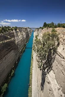 Mediteranean Country Gallery: Greece, Peloponese Region, Corinth of the Corinth Canal
