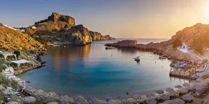Images Dated 10th October 2018: Greece, Rhodes, Lindos Acropolis