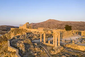 Greece, Rhodes, Lindos Acropolis