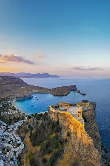Greece, Rhodes, Lindos Acropolis