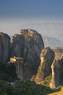 Images Dated 14th May 2010: Greece, Thessaly, Meteora, Holy Monastery of Rousanou