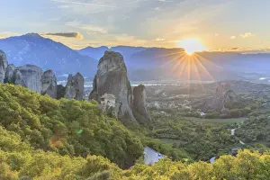 Greece, Thessaly, Meteora, Holy Monastery of Rousanou