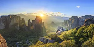 Meteora Prints: Greece, Thessaly, Meteora, Holy Monastery of Rousanou
