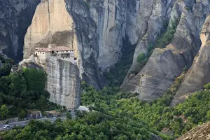 Greece, Thessaly, Meteora, Holy Monastery of Rousanou