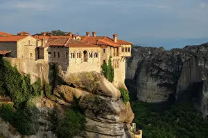Cliff Top Prints: Greece, Thessaly, Meteora (UNESCO World Heritage Site)