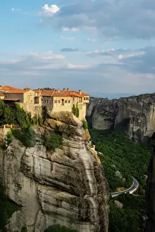 Cliff Top Prints: Greece, Thessaly, Meteora (UNESCO World Heritage Site)