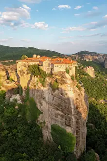 Cliff Top Prints: Greece, Thessaly, Meteora (UNESCO World Heritage Site)