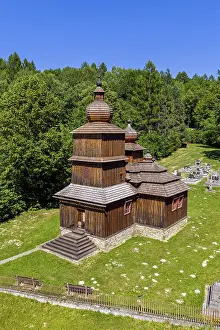 Elevated Prints: Greek Catholic wooden church of St. Parascheva, Dobroslava, Presov, Slovakia