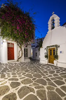 Greek orthodox chapel, Chora (Mykonos Town), Mykonos, Cyclades Islands, Greece