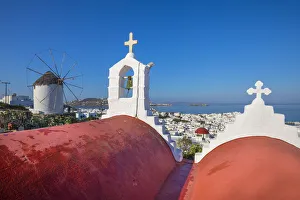 Greek orthodox chapel, Chora (Mykonos Town), Mykonos, Cyclades Islands, Greece