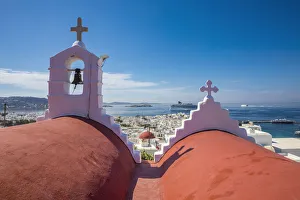 Greek orthodox chapel, Chora (Mykonos Town), Mykonos, Cyclades Islands, Greece