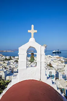 Images Dated 10th October 2018: Greek orthodox chapel, Chora (Mykonos Town), Mykonos, Cyclades Islands, Greece