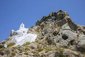 Naxos Town Prints: Greek Orthodox chapel, Naxos Town, Naxos, Cyclade Islands, Greece