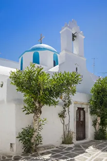 Paros Prints: Greek Orthodox chapel, Parikia, Paros, Cyclade Islands, Greece