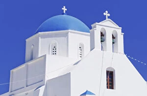 Amorgos Island Collection: Greek Orthodox church, Amorgos, Cyclades Islands, Greece, Europe