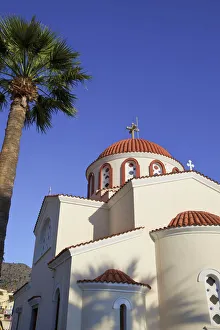 Orthodox Church Prints: Greek Orthodox Church, Elounda, Crete, Greek Islands, Greece, Europe
