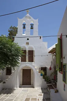 Greek Orthodox church, Ios town, Ios Island, Cyclades Islands, Greece