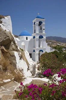 Greek Orthodox church, Ios town, Ios Island, Cyclades Islands, Greece