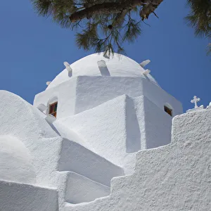 Greek Orthodox church, Ios town, Ios Island, Cyclades Islands, Greece