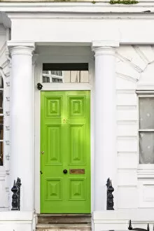 Images Dated 18th March 2022: Green door, Notting Hill, London, England, UK