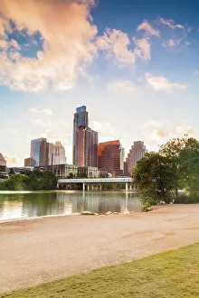 Places Prints: The Green Way path, Austin, Texas, USA