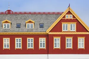 Greenland, Nuuk, Nuuk Teacher Training College building, exterior