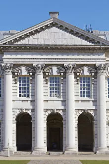 Images Dated 21st June 2022: The Greenwich University Queen Annes Court at the Old Royal Naval College, London, United Kingdom