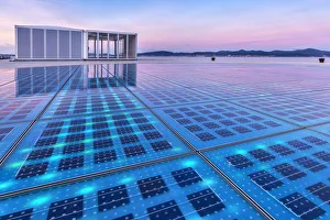Alternative Energy Prints: The Greeting to the Sun by the architect Nikola Basic, Zadar, Zadar county, Dalmatia
