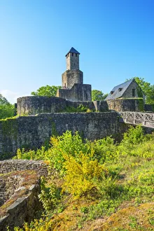 Grimburg castle near Kell am See, Hunsruck, Rhineland-Palatinate, Germany
