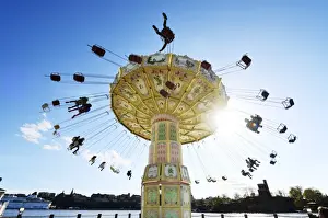 Grona Lund, an amusement park. It is located on the Djurgarden island since 1883