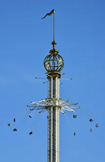 Recreational Prints: Grona Lund, an amusement park. It is located on the Djurgarden island since 1883