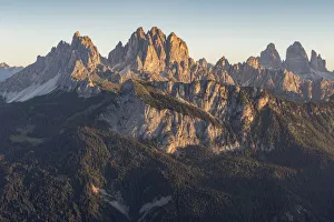 Firs Prints: Group of Cadini di Misurina at sunrise, Ansiei Valley, Auronzo di Cadore, Belluno district