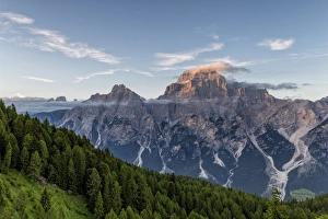 Firs Prints: Group of Sorapis at sunset, San Vito di Cadore, Belluno district, Veneto, Italy, Europe