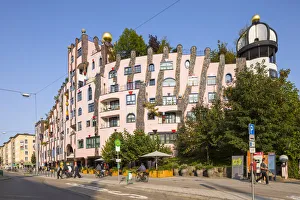 Magdeburg Prints: Grune Zitadelle (by Hundertwasser), Magdeburg, Saxony-Anhalt, Germany