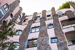 Grune Zitadelle (by Hundertwasser), Magdeburg, Saxony-Anhalt, Germany