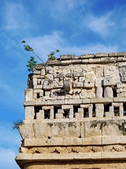 Great City Prints: Grupo de las Monjas, detailed view, Chichen Itza, Yucatan State, Mexico