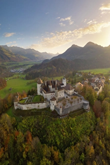 Hilltop Prints: Gruyere, Fribourg Canton, Switzerland